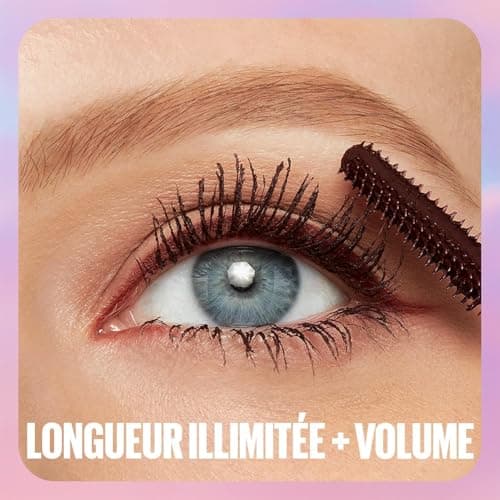 Maybelline New-York - Set of 2 Volume & Length Mascara - Sky High - Very Black & Burgundy Haze - 5 ml - Image 7