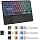 For Samsung Galaxy Tab A9+ 11 inch Case with Detachable Keyboard - French AZERTY, 3 Zone 7 Colors DIY Backlit Keyboard Keyboard Case with Touchpad - Keyboard Case for Galaxy Tab A9 Plus 11 inch 2023 - Image 7