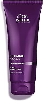 Wella Professionals Ultimate Color Après-shampoing Étape 2 – Après-shampoing hydratant professionnel pour cheveux colorés, éclat de la couleur et anti-porosité – 200 ml - Image 1
