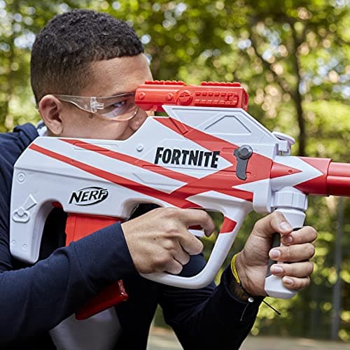 Nerf Fortnite, Motorised B-AR Blaster, Converge Coating, 10 Dart Charger, 10 Official Nerf Elite Darts - Image 4