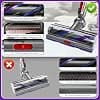 High Torque Brush for Dyson V11 V15 V10 V8 V7 Motorhead Brush Head Cleaning Suction Adjustable for Dyson SV10 SV11 SV12 SV14 SV15 SV22 SV25 Motorized Replacement Part for Carpets and Hard Floors - Image 6