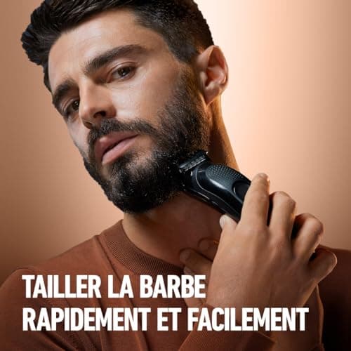 Gillette King C Electric Trimmer for Men, Cordless with Sharpened Blades Wear-Resistant and Washable Head, Set with 4 Different Combs for 3 Day Beard Shaving, Short, Medium and Long - Image 4