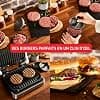 Tefal Burger Press - Non-Stick Coating, Roasted Stries, Grey Stain Resistant Coating, Dishwasher Safe - Official Tefal K1854034 Accessory - Image 4