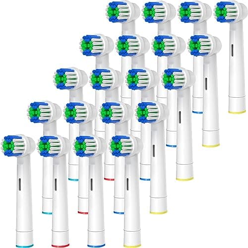 GENKENT Toothbrush Heads Compatible with Oral-B Electric Toothbrush, 20 Toothbrush Heads for Oral B Vitality Pro 3 Models - Image 3