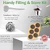 Capmesso Reusable Coffee Pods for Nespresso Originalline, 6 Refillable Nespresso Stainless Steel Capsules Compatible with Originaline Espresso Machine - Image 6
