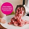 Food Processor Meat Grinder Stainless Steel with Perforated Discs, Chopper Knife, Sausage Filling Tube, Cookie Cutter Compatible with Kenwood - Image 6