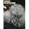 Round BBQ Grill with 20cm Diameter Legs, Multifunctional Cooling Rack for Airfryer Instant Pot/Pressure Cooker - Heavy Duty Stainless Steel (Height 7cm, 20cm) - Image 7