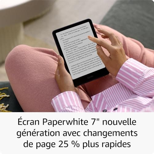 All-new Amazon Kindle Paperwhite Signature Edition (32 GB) – Our fastest Kindle with an auto-adjusting front light, wireless charging and weeks of battery life – Black metallic - Image 5