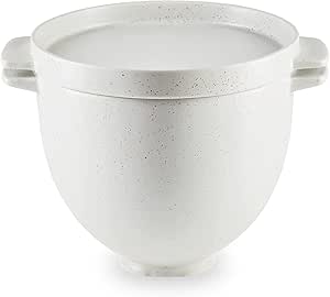 KitchenAid 5KSM2CB5BGS Bread Bowl and Baking Lid Accessory - Mixing Bowl for KitchenAid Pastry Processor - Ceramic Bread Pan