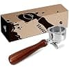 NEOUZA Espresso Filter Holder 51mm Compatible with DeLonghi Dedica EC680 EC685 Smeg Coffee Machine, Non-Pressurized Basket, Double Spouts (3 Ears) - Image 3