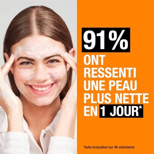 Neutrogena – 2-in-1 Cleansing Mask (150 ml tube) – Salicylic Acid Face Wash (1%) – 89% noticed a reduction in pimples on the T-zone* - Image 8