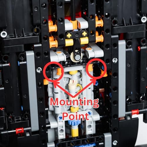 Wall Mount Compatible with Lego F1 Technic Ferrari SF-24 42207 - Made in the UK - Car Not Included - Screws and Plugs Included - Image 4