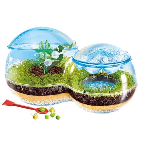 Clementoni - Science and Game: The Biosphere - Ages 8+ Assemble your Biosphere - Water Cycle Plant Growth - Includes Clover Seeds + Bindweed - Scientific Educational Game - Nature Gift Idea - Image 6