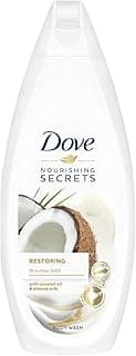 Dove Dove Lot de 6 gels douche Nourishing Secrets Restoring Ritual Huile de noix de coco + lait d'amande 225 ml