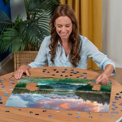Ravensburger - Landscape Puzzle 1000 pieces - Nature Puzzle - Lake Eibsee, Germany - From 14 years old - 12000358 - Image 6
