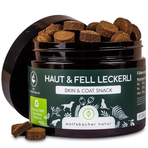 Omega 3 for Dogs - with Salmon Oil, Coconut Oil, Brewer's Yeast | 125 Treats Against Itching - Image 3