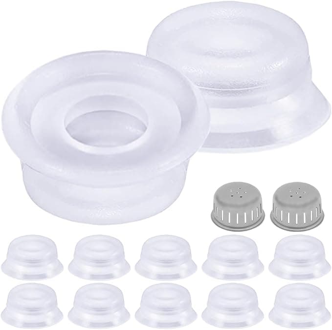 14 Spare Parts Floating Valve Seals Anti-Block Cover for Instant Pot Duo 3, 5, 6, 8 QT, Duo Plus, Ultra, LUX 3, 8 QT Pressure Cooker Floating Silicone Sealing Caps Accessories Kit - Image 1