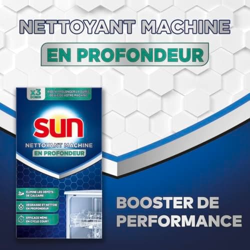 SUN - Classic Dishwasher Cleaner - 3 Doses - Deep cleans - helps extend the life of your machine - Image 7