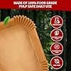 180pcs Air Fryer Baking Paper for Ninja Foodi Flex 10.4 L AF500EU,Heat-Resistant, Oil Resistant, Air Fryer Paper Suitable for 10.4L and 10L Air Fryers - Image 5