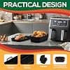 2 x Silicone Air Fryer Moulds, Foldable Flat for Accessories Aifryer Ninja Foodi Max Dual Zone 9.5L AF400EUCP AF400EU Ninja 9.5L Double Stack XL SL400EUCP SL400EU AF500EUCP 10.4L Basket - Image 6