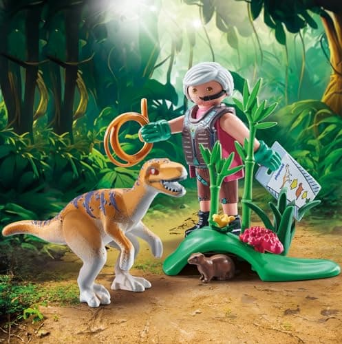 VELOCIRAPTOR +EXPLORATR +LASSO PLAYMOBIL PLL71823 - Image 3
