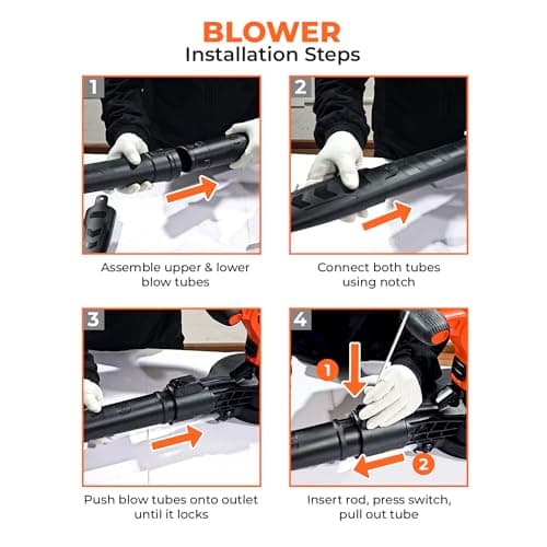 BLACK+DECKER 3000W Leaf Blower, Vacuum and Grinder 3-in-1 with 72L Collection Backpack, BEBLV300-QS - Image 5