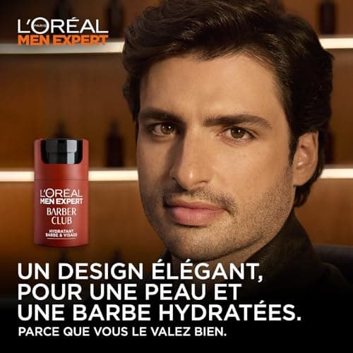 L'Oréal Men Expert - Soin Barbe Courte & Visage - Hydrate, Apaise & Adoucit - Barber Club 100ml - Image 4