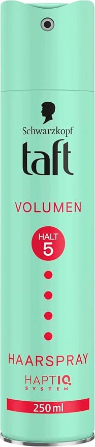 Schwarzkopf TAFT Volume Hair Spray (250ml), Hold 5, For Fine and Thinning Hair, Vegan Formula - Image 1