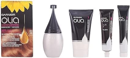 Garnier Olia Permanent Hair Colour #7.0 Dark Blonde Tint - Image 1