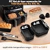 Air Fryer Accessories for Air Fryer Moulinex XXL 11L, Moulds Silicone Air Fryer Moulinex with Air Fryer Grill, Toast Grill, Cake Mould for Moulinex EZ942B - Image 3