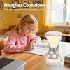 AFEXOA Luminous Alarm Clock, Digital Alarm Clock with Multi-coloured Night Light, 5 to 90 Minutes Hourglass Timer, Morning Alarm Clock with Snooze Function and 7 Ringtones, Dimmable Bedside Lamp for - Image 6