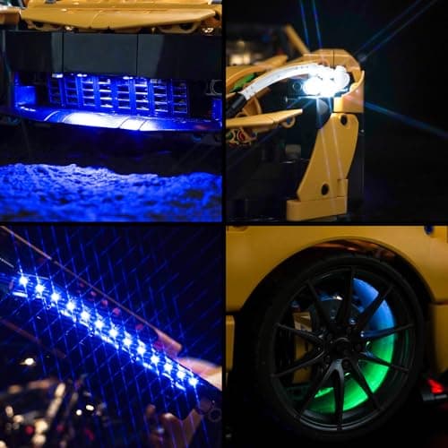 BrickBling LED Light Kit Compatible with Lego Technic McLaren P1 Creative Toy - Image 4