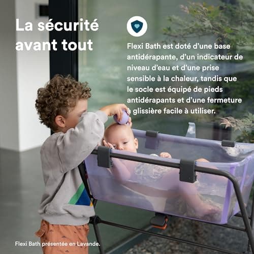Stokke Flexi Bath (White) + Newborn Support + Flexi Bath Support - Ideal for Newborn and Baby Up to 48 Months - Foldable, Durable and Easy to Store - Image 4