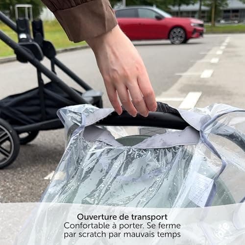 Cosy Universal Rain Cover, Compatible with Cybex, Maxi-Cosi, Baby Car Seat, Window, Mesh Vents, Transport Handle, PVC Free - Image 7