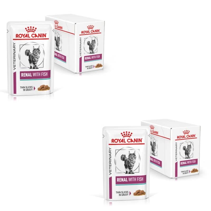 Royal Canin Veterinary Renal Fish | Double Pack | 2 x 12 x 85g | Complete Dietary Food for Adult Cats | for Support in Kidney Problems | Fresh Bag - Image 3