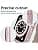 5 Piece Case Compatible with Apple Watch Series 6/5/4 SE/SE2/SE3 40 mm, Full Protection Tempered Screen Protector, Anti-Scratch, Transparent, Black, Silver, Pink, Official - Image 5