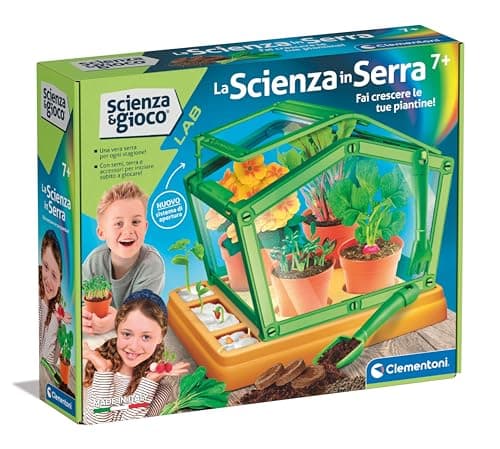 Clementoni - 19365 - Science And Game Lab - Science in Greenhouse - Botanical Garden, Children's Greenhouse, Grow Plant Kit, Scientific Laboratory 7 Years, Science Experiments, in Italian, Made in - Image 2