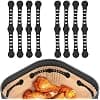 Silicone Magnet Air Fryer, 8 Pieces Magnetic Silicone Baking Paper for Hot Air Fryer Accessory, Baking Paper Kitchen Magnet Buckle for Ninja Cosori Phlips Panasonic - Image 2
