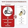 Stainless Steel Vegetable Grater Accessory for Kitchenaid, Cheese Grater/Cutter for Kitchenaid Accessory, with Four Stainless Blades - Image 3