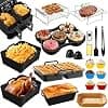 Ninja Air Fryer Silicone Mould - Air Fryer Accessories for Ninja Foodi Max Dual Zone AF400EUCP DZ400EUSTGD SL400EU, Philips 4000 Series NA460 Accessories for Ninja Fryers 8.5L-9.5L with Grill - Image 3