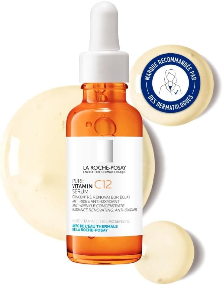 La Roche-Posay - Pure Vitamine C12 - Sérum Vitamine C Anti-rides - Enrichi en Acide Salicylique - Sérum Visage qui Donne Éclat et Lisse les Rides et Ridules - Adapté à Tous Types de Peaux - Image 1
