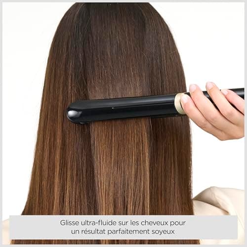 BaByliss Lisseur Cheveux Super Smooth- Technologie ionique anti-frisottis, Tapis thermorésistant, Plaques en céramique pour un lissage parfait, Chauffe ultra-rapide, Températures de 140-235°C, ST393E - Image 6
