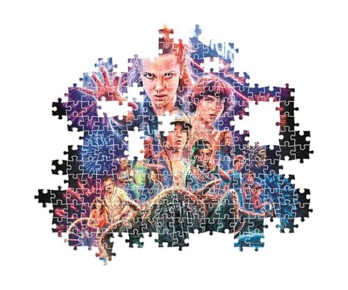 Clementoni - Puzzle for Adults 1000 Pieces, Stranger Things - Compact Box, Made in Italy, 39979 - Image 6