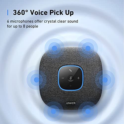 Soundcore Anker PowerConf S3 Bluetooth Conference Speaker 6 Microphones Sound Recording Intelligent 24H Battery App, Bluetooth 5, USB-C for Office and Home Office - Image 3