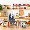 Moulinex Fresh Express, Electric Vegetable Cutter, Direct Service, Slice-Slice-Grating-Cutting, Wavy Shape, Grey, DK855HE0 - Image 6