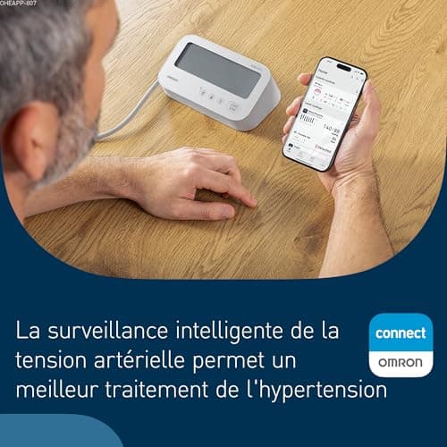 OMRON X4 Connect AFib – Blood Pressure Device – Bluetooth Connection – Clinically Validated OMRON Arm Blood Pressure Monitor – AFib Detector with Each Measurement – Memory 2 People - Image 7