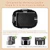 15PCS Air Fryer Mould, Fryer Accessory for Ninja Double Stack SL400EU 9.5 L, Silicone Accessories AF300EU AF400EU, Baking Sheet/Grille/Parchment Paper - Image 3