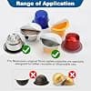 100 Pcs 37mm Aluminum Foil Lids for Espresso Capsules Reusable Capsule Cap Sticker Compatible with Nespresso (Silver) - Image 3