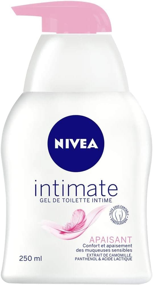 NIVEA NIVEA Gel de toilette intime apaisant, Aloé vera & acide lactique - Le flacon de 250ml