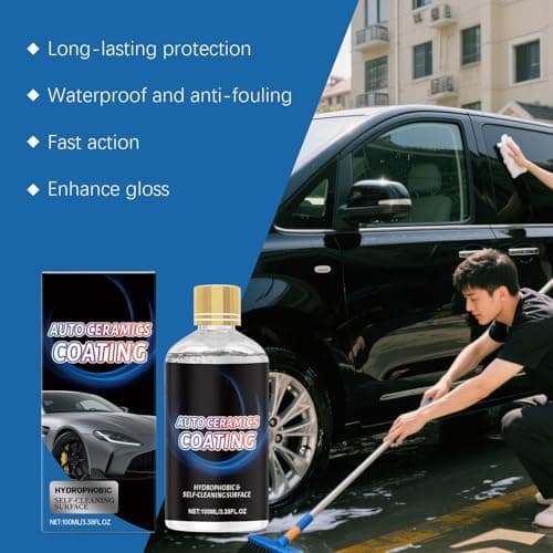 Revêtement Céramique Pour Voitures | 100 ml Liquide de Polissage Automobile Imperméable | Traitement Polish Liquide pour Auto - pour Propriétaires de Camions Professionnels du Détail - Image 3